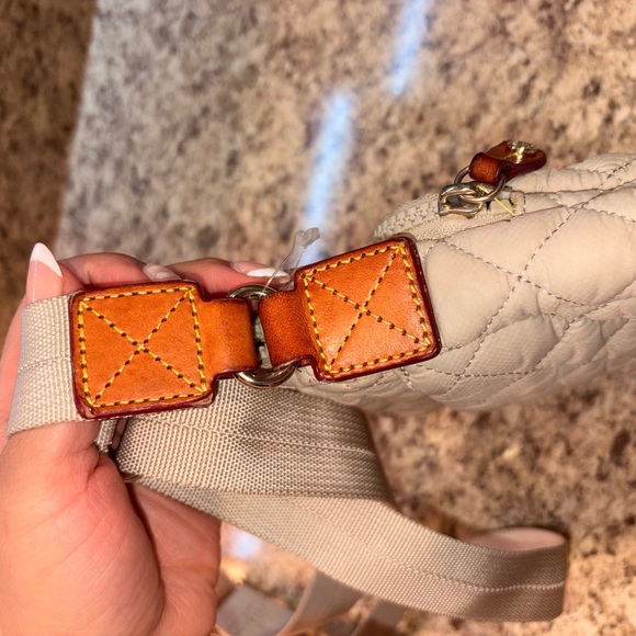 MZ Wallace Beige Quilted Crossbody Bag - Picture 4 of 8